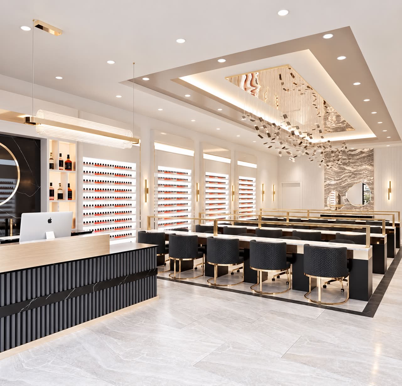 Inside Noire The Nail Bar