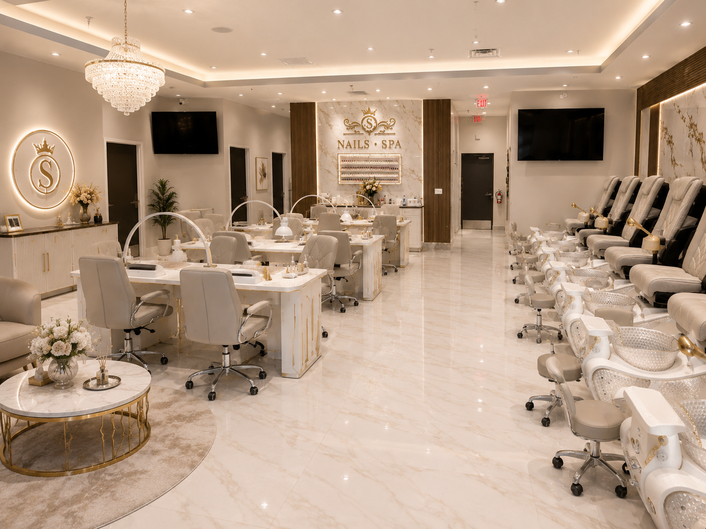 The Nail Haus interior