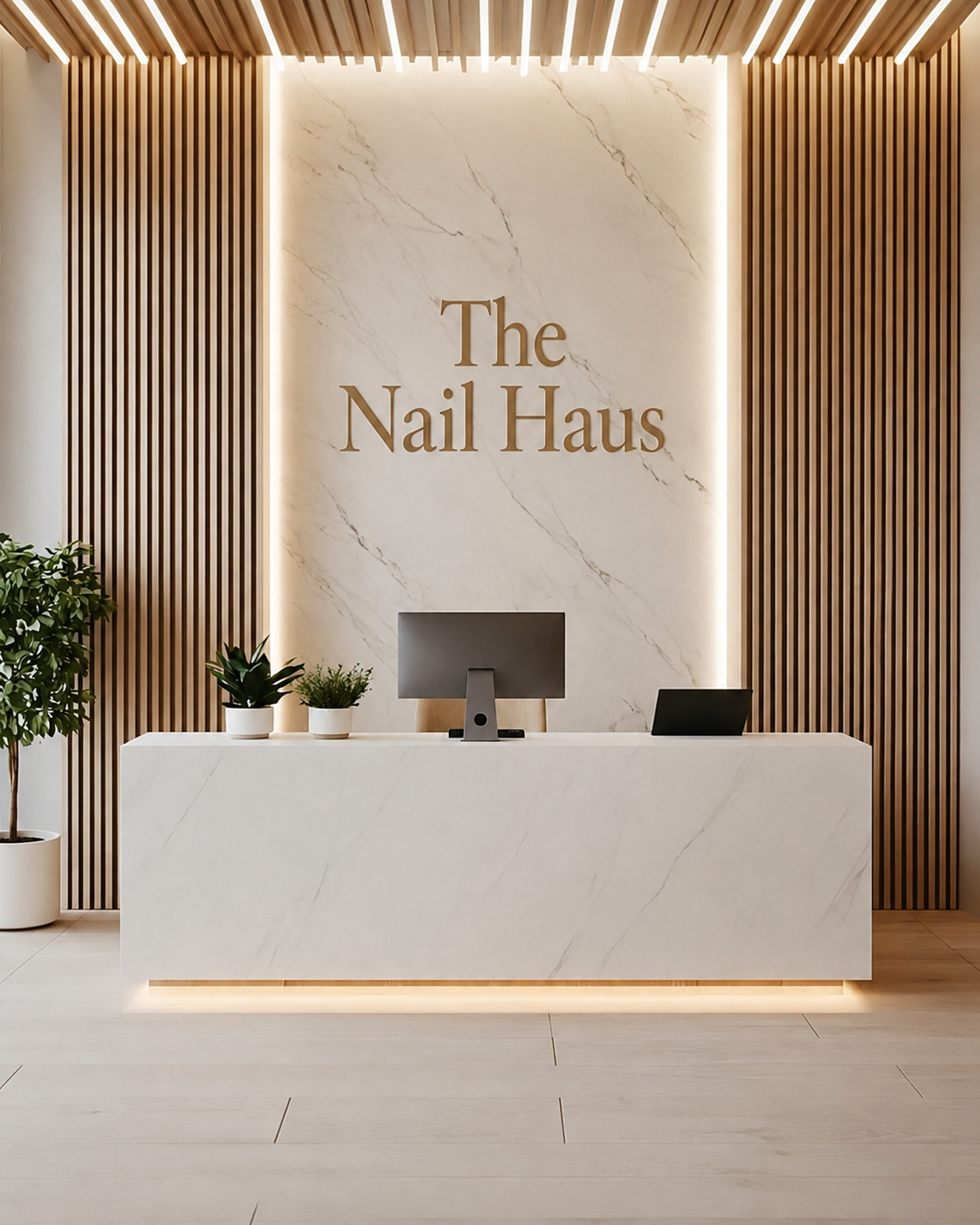 The Nail Haus interior