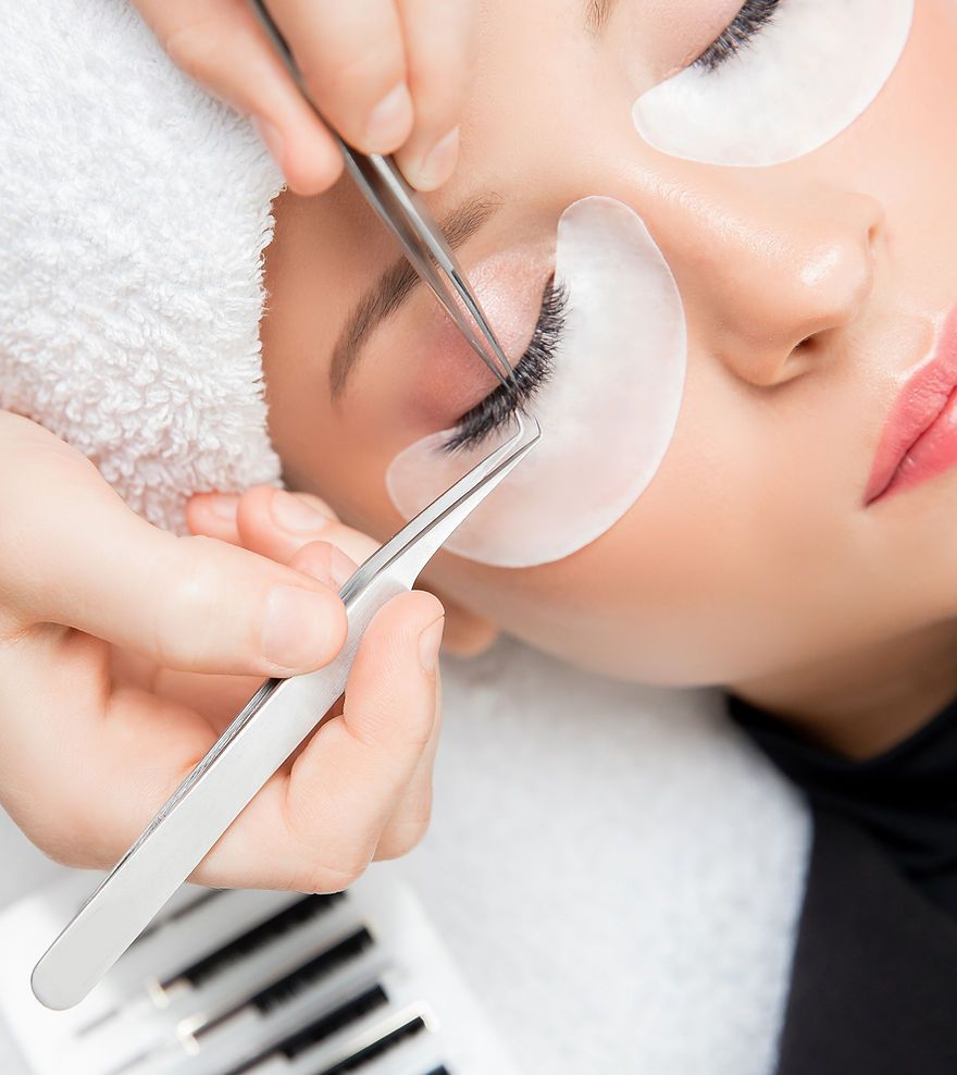 Lash extensions at The Nail Haus